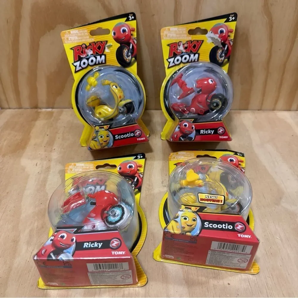4 Lot Ricky Zoom Scootio Yellow Scooter 4